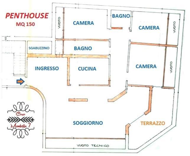 סנרמו Penthouse Three Bedrooms מראה חיצוני תמונה